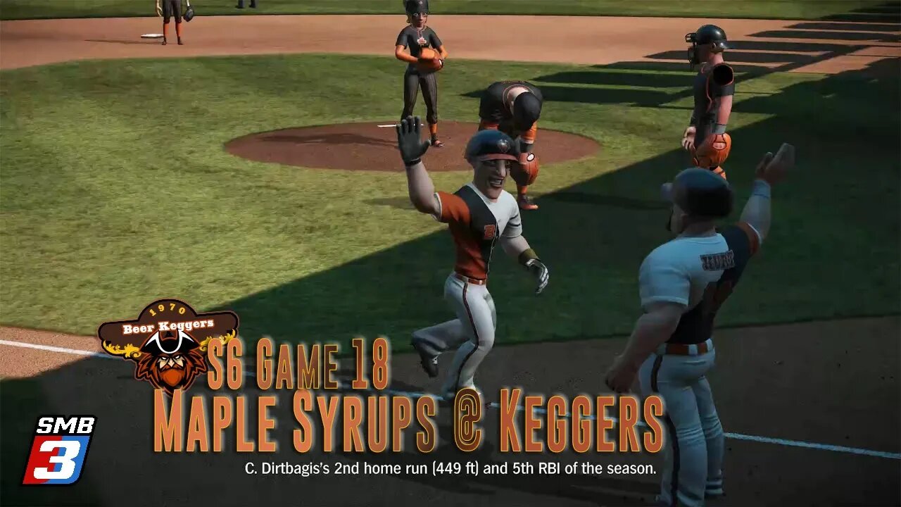 Season 6 Game 18 | Maple Syrups @ Keggers