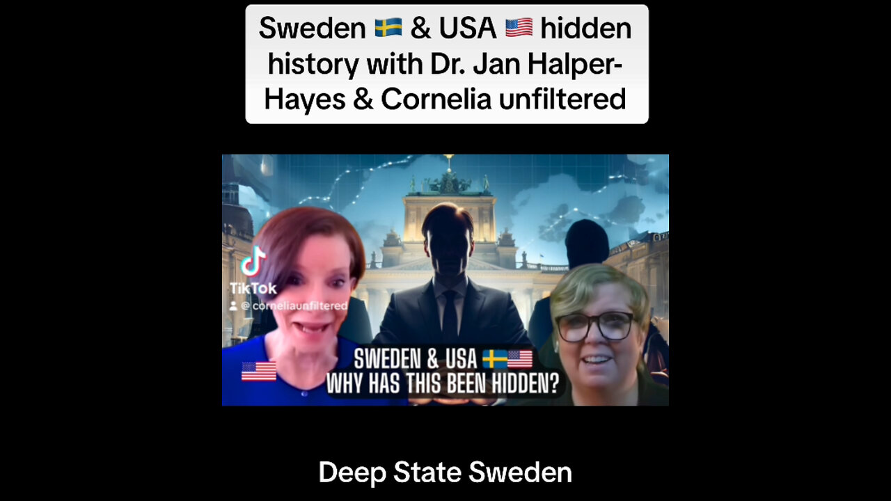 Reel - Sweden & USA hidden history with Dr. Jan Halper-Hayes & Cornelia unfiltered