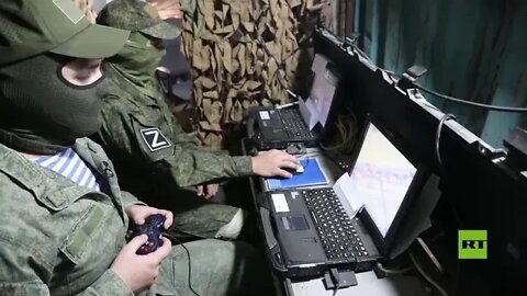 Footage of the work of Orlan 20 drones to detect the positions of the Armed Forces during a SMO