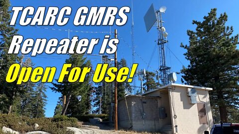 The Tulare County Amateur Radio Club GMRS Repeater is open for use!