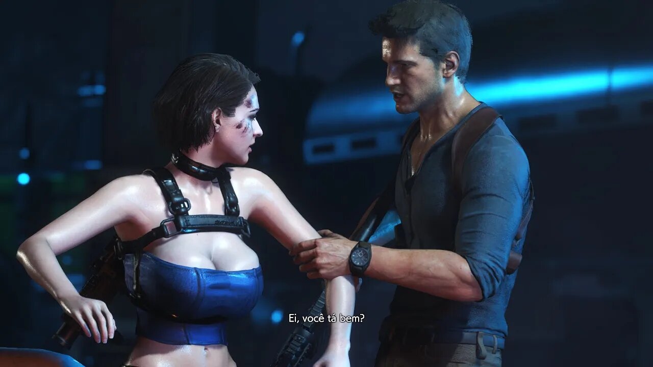 Resident Evil 3 Remake - 3DX Jill CLassic/Nathan Drake Mod
