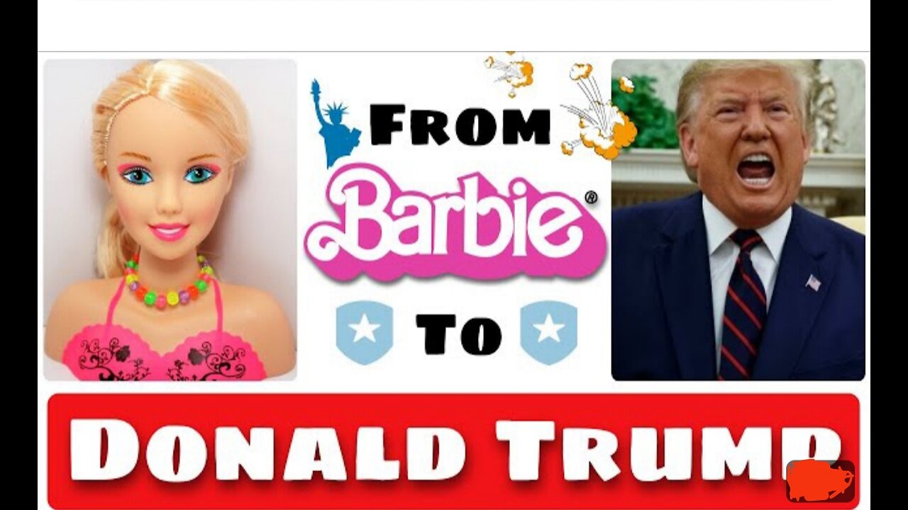 FROM BARBIE TO DONALD TRUMP DOLL REPAINT