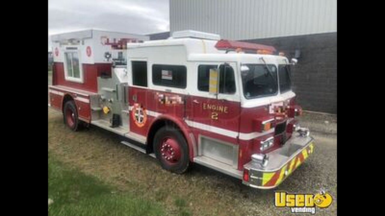 Converted Fire Truck - All-Purpose Food Truck | Mobile Food Unit for Sale in Connecticut