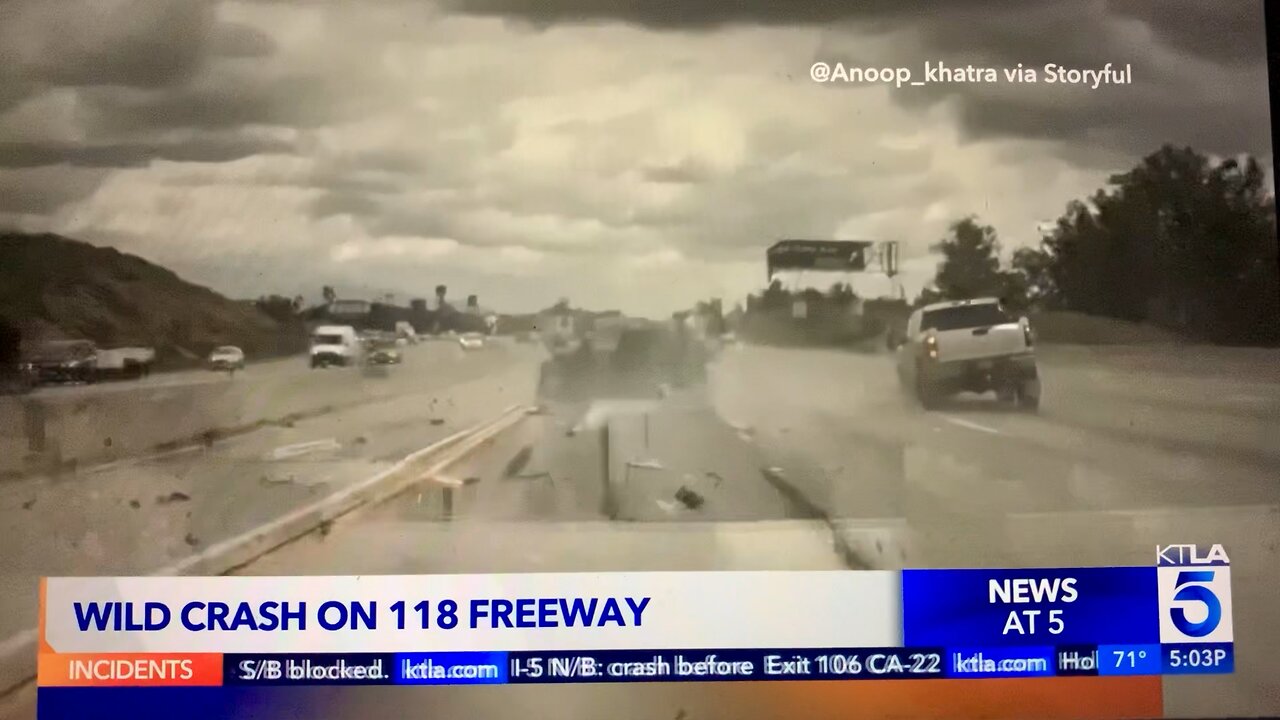 Car FLIPS on Highway!!!