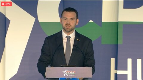 Jack Posobiec Speaks at CPAC Hungary: "Is the West dead?"