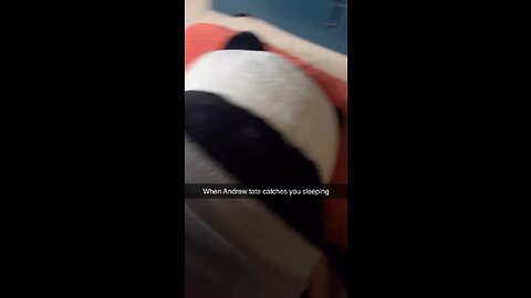 Andrew tate catches you sleeping