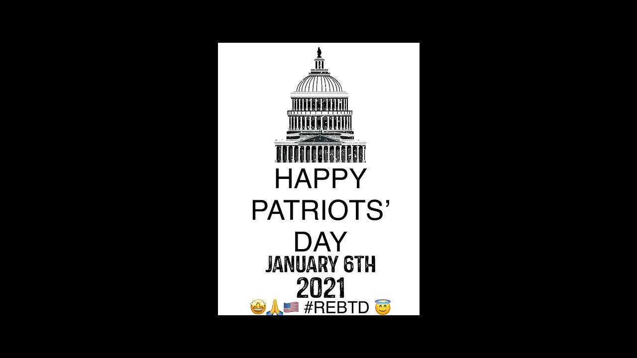 Happy January 6th Patriots❗️👏🤩🙏🇺🇸#REBTD😇