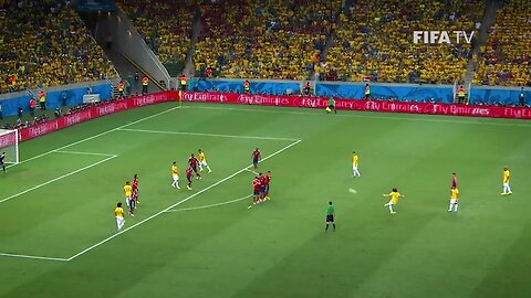 David Luiz goal vs Colombia - ALL THE ANGLES - 2014 FIFA World Cup