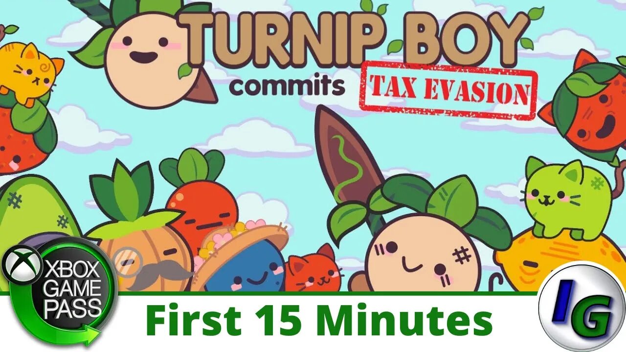 Turnip Boy Commits Tax Evasion Gameplay on Xbox Game Pass