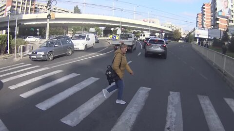 7.10.2019 Nebunie in trafic - Lucian BUJOR Glovo Craiova