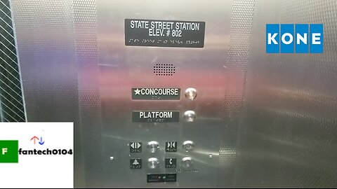 Kone Hydraulic Elevator @ State Street T Station - Boston, Massachusetts