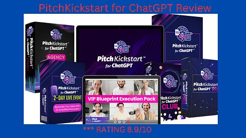 PitchKickstart for ChatGPT Demo, How To Work!