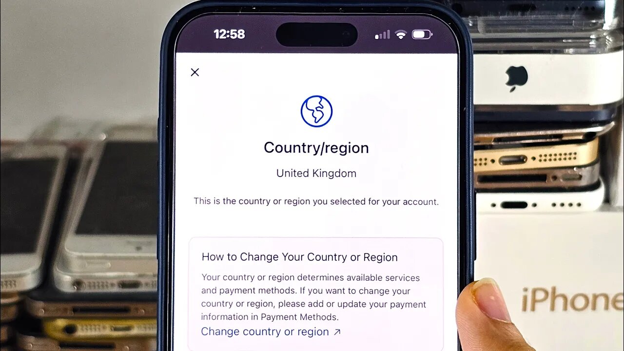 How To Change Country In App Store on iPhone 15 Pro Max