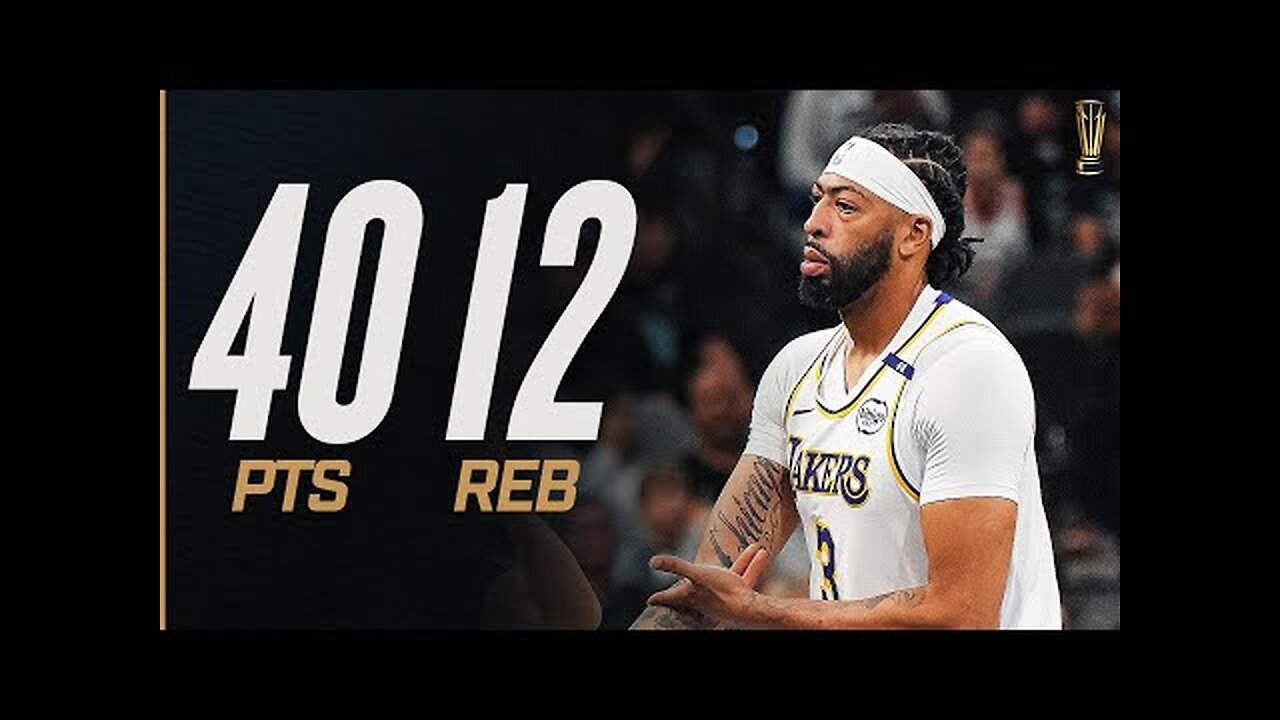 Anthony Davis Drops ANOTHER MONSTER DOUBLE-DOUBLE! 🏆| November 15, 2024