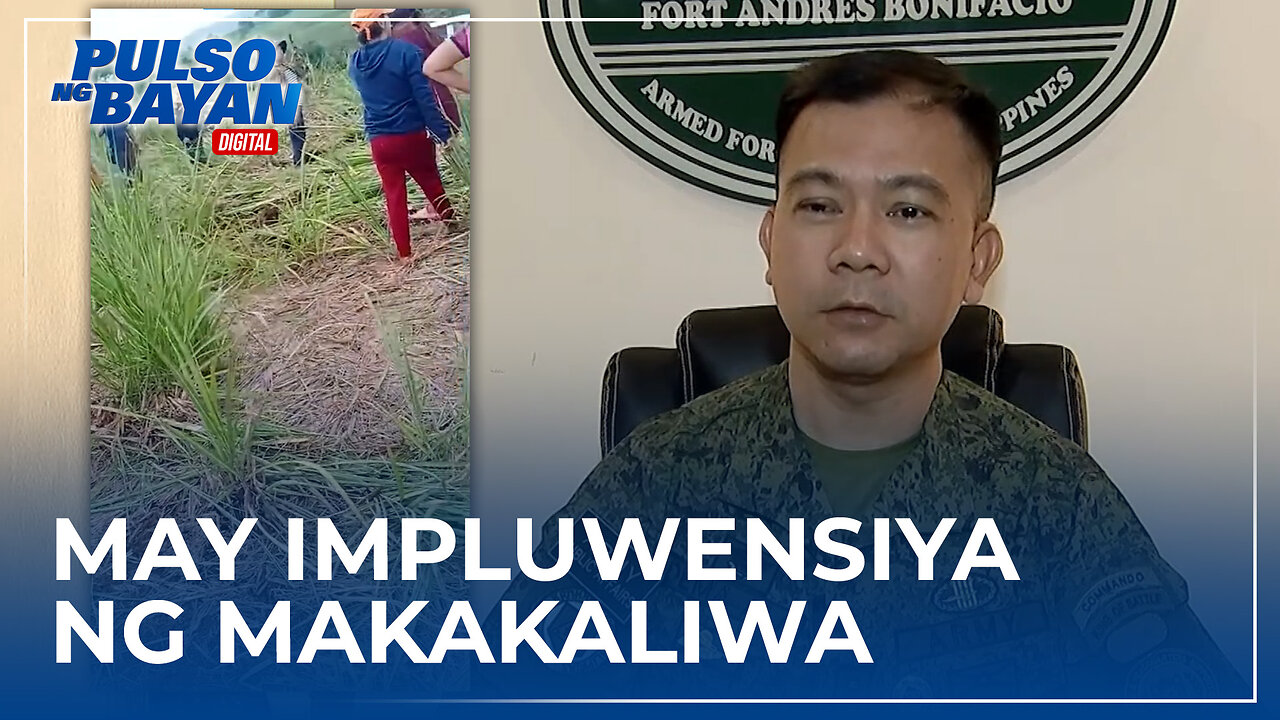 Mga magsasaka sa manabilang, Lanao del Sur posibleng may impluwensiya ng makakaliwang grupo −PA