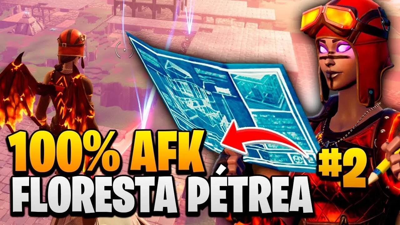 [PASSO A PASSO] RESISTÊNCIA 100% AFK de Floresta Pétrea para farmar XP Fortnite Salve o Mundo