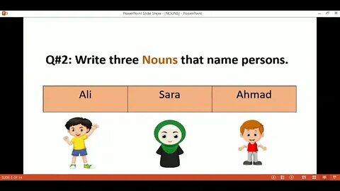 ENGLISH B CLASS 3 UNIT 1 NOUN