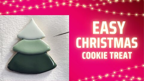 3 color Christmas Tree easy and fast cookie