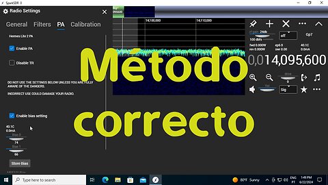 Como definir o "bias" do Radioberry PreAmp