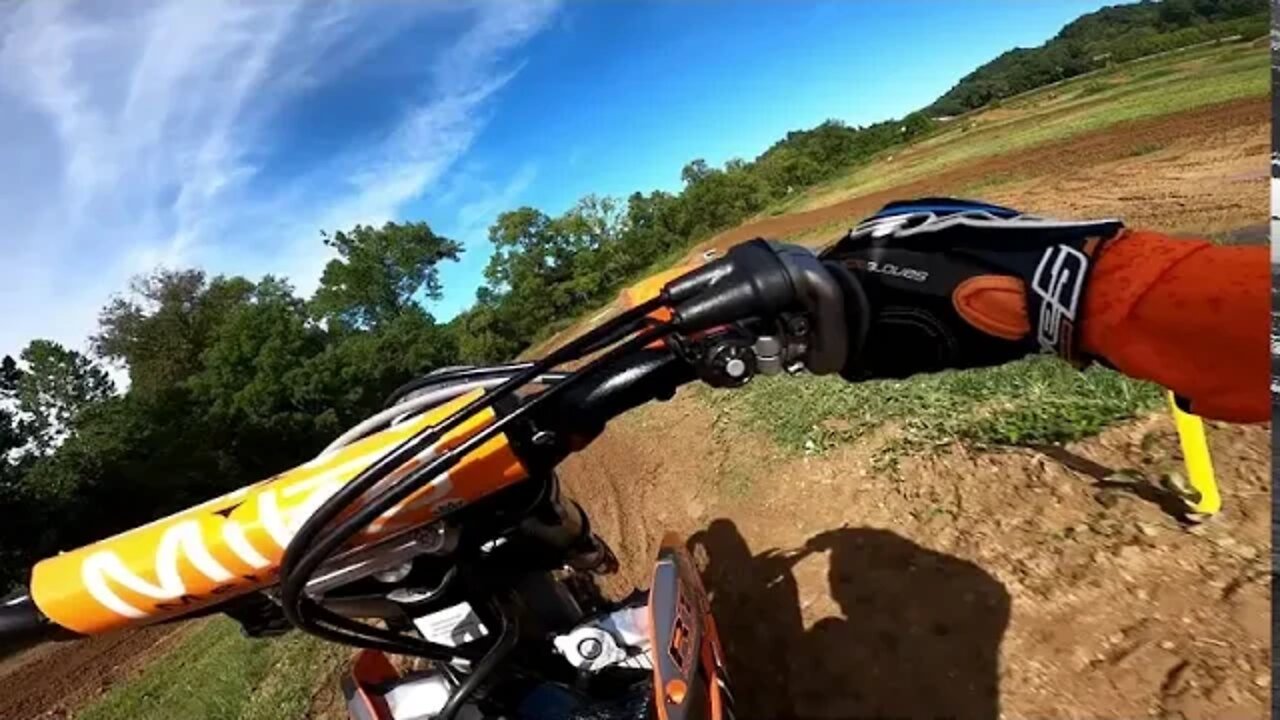 Riding my KTM 450 SXF at I-64 MX ! (Trackside Quad Shot)