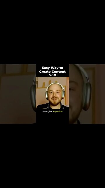 The Easy Way to Create Content (Part 15) #shorts