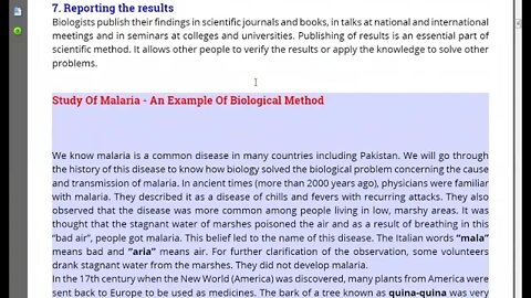 Bio 8 Lec 3 Biological problem steps 5,6&7