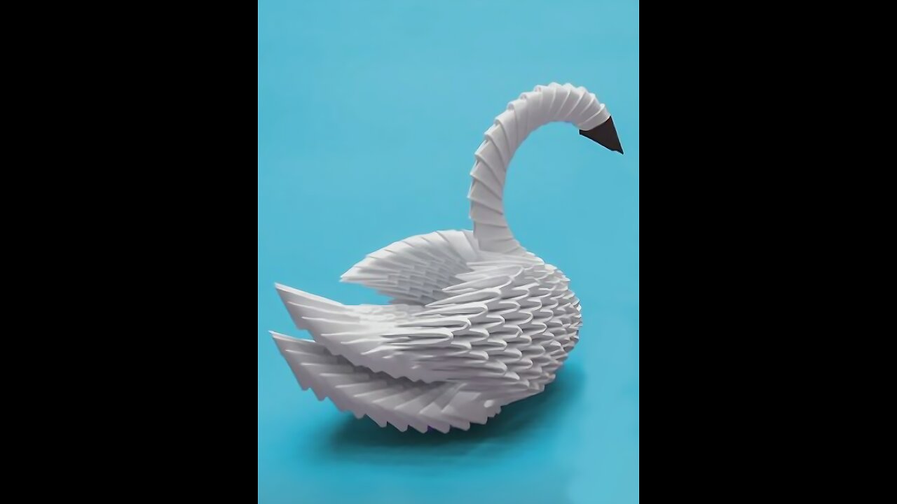 3D origami Beginner's Swan +$horts