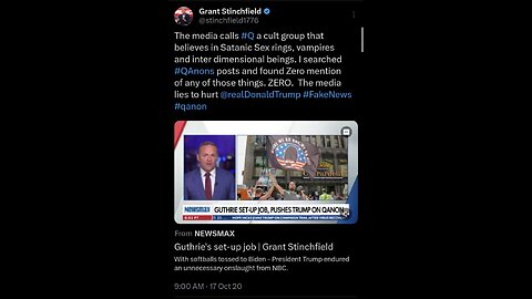 Flashback | Greg Stinchfield (QANON) 🐇