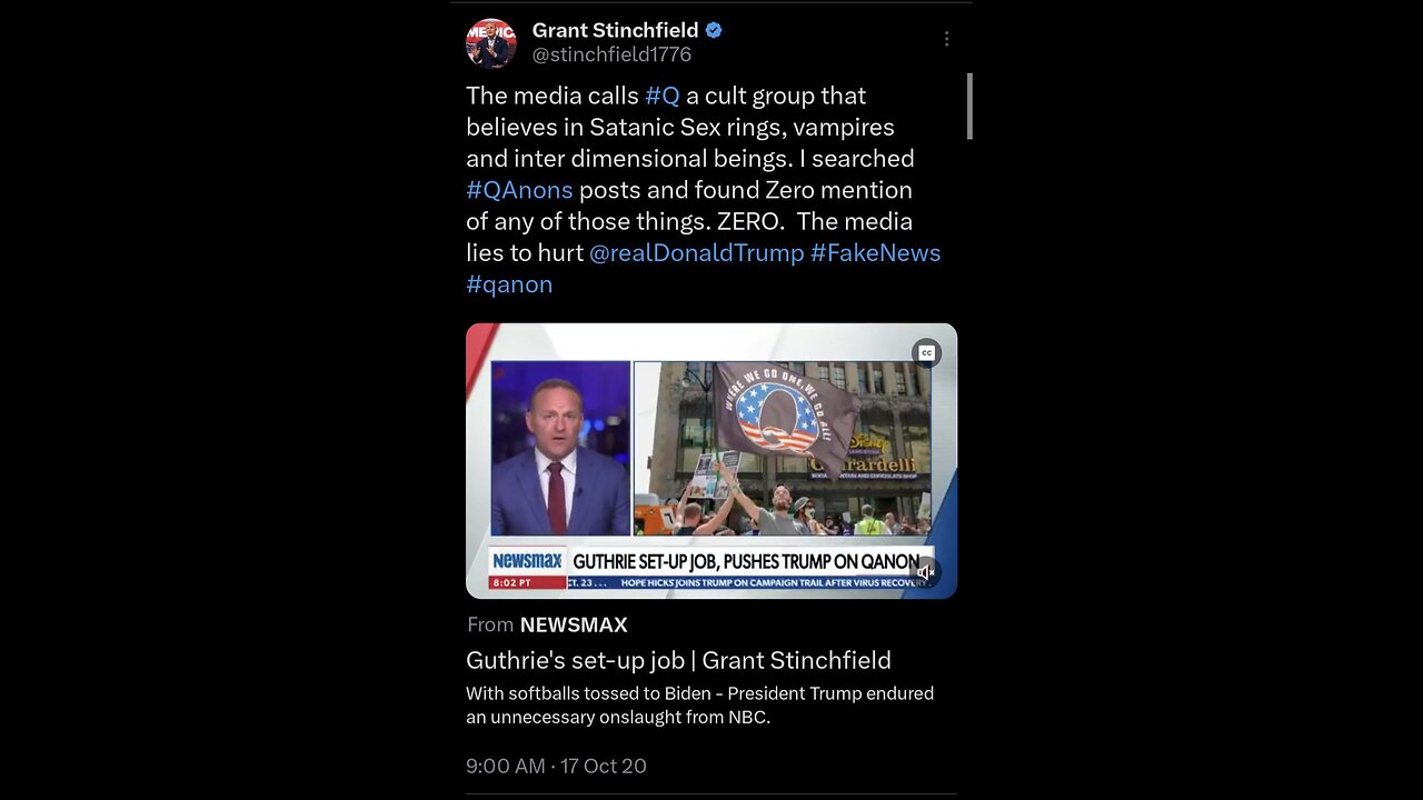 Flashback | Greg Stinchfield (QANON) 🐇