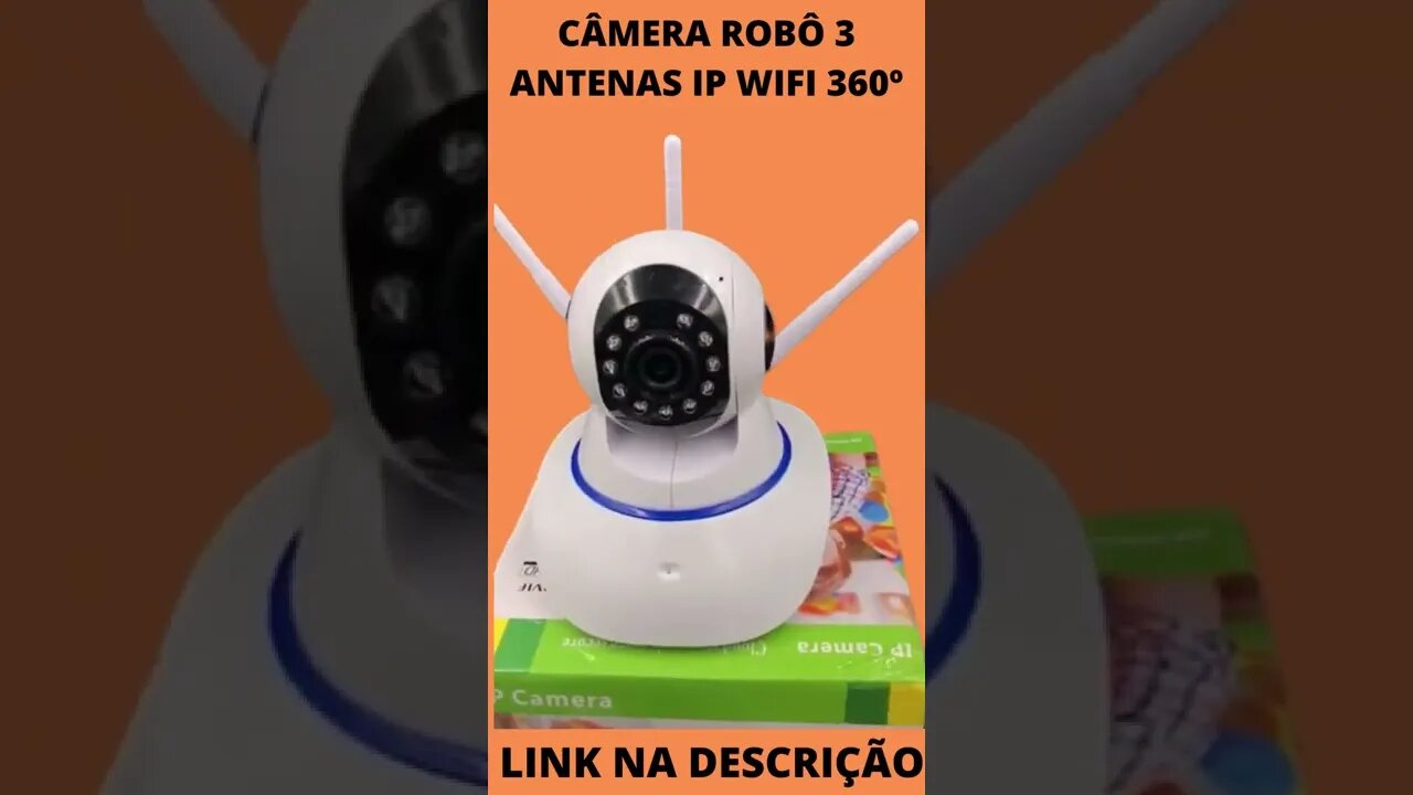 Câmera Robô 3 Antenas Ip Wifi 360º 720p Sistema Yoosee TOP DE LINHA