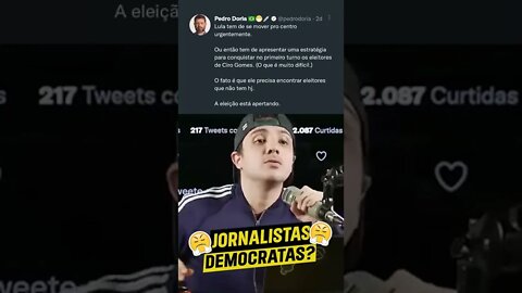 JORNALISTAS A FAVOR DA "DEMOCRACIA!" | #shorts do MBL