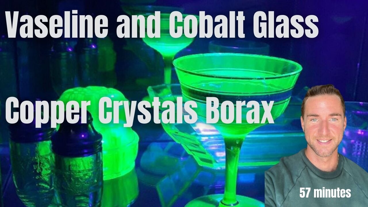 Vaseline Cobalt Glass, Copper, Healthy ways, Crystals, and Borax