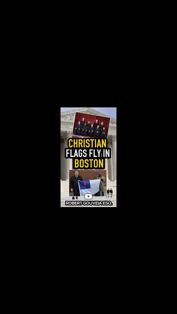 #Christian Flags Fly in #Boston after #SupremeCourt Ruling #SCOTUS #shorts