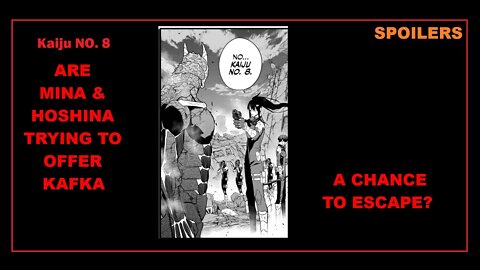 Did Mina and Hoshina Offer Kafka A Chance to Escape at the End of Chapter 32 of Kaiju NO. 8