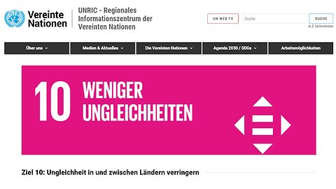 Ziel 10: Ungleichheit zwischen Ländern verringern? Wahre Agenda: Da die Ungleichheit...
