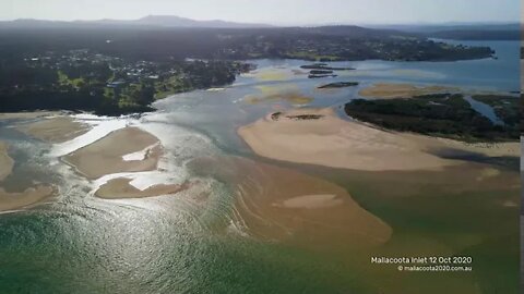 Mallacoota Inlet 12 October 2020 in the evening 4k 60fps