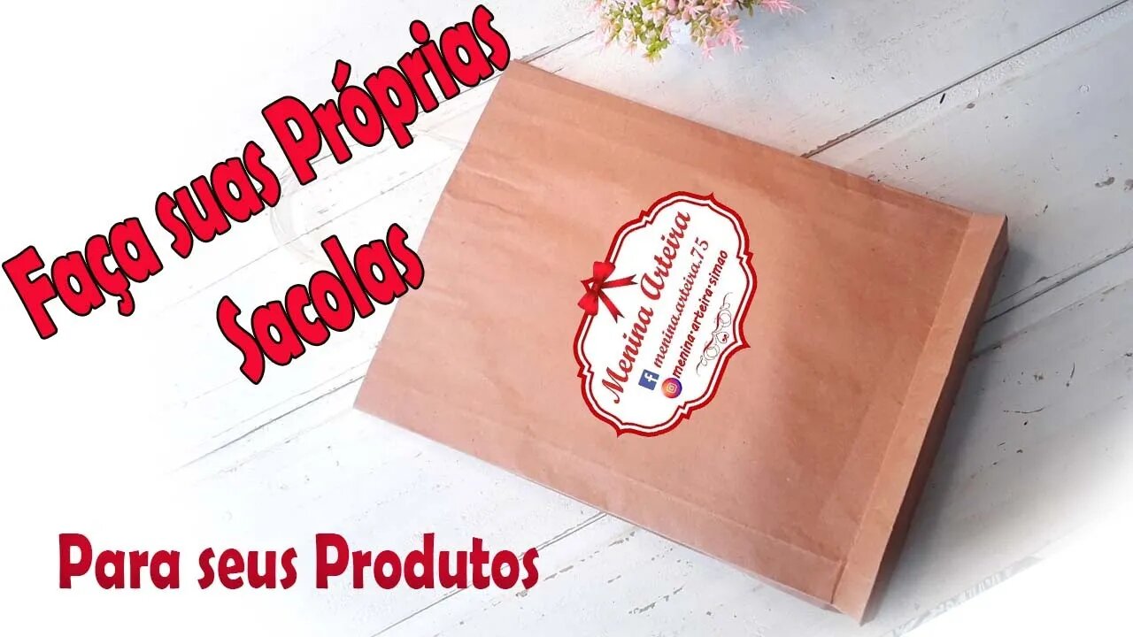 Como Fazer Suas Próprias Sacolas. Fácil, Rápido & Barato!