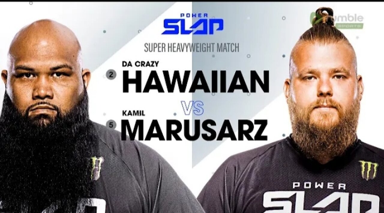Da Crazy Hawallan vs Kamil Marusars. Power slap