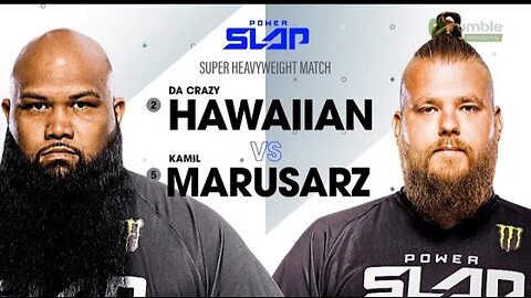 Da Crazy Hawallan vs Kamil Marusars. Power slap