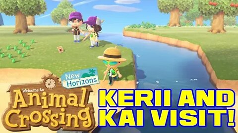 Animal Crossing: New Horizons - Kerii and Kai visit! - Nintendo Switch Gameplay 😎Benjamillion