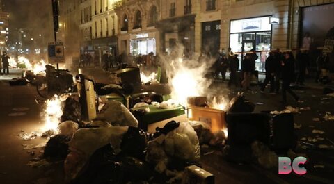 AP: Protests erupt in France over Macron’s retirement age push