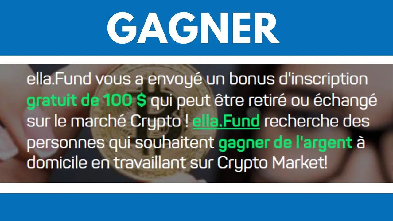 Gagner 100 $ en crypto ella gratuitement bonus pro pièces ella contrat polygone