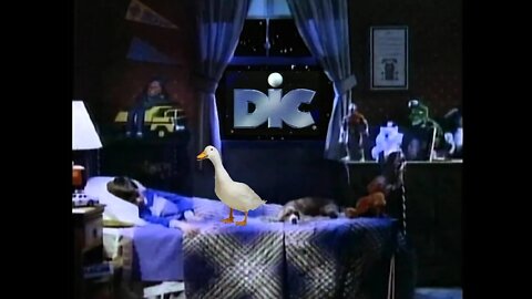 Dic Logo Scares Kid In Bed 61: A Duck Walks Into A Bedroom (121919A)