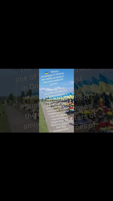 🇺🇦❗ Ukrainian Military Cemeteries Are Rapidly Growing, Heres One Of The Cemeteries In Dnepropetrovsk