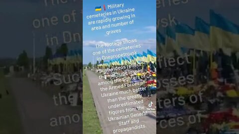 🇺🇦❗ Ukrainian Military Cemeteries Are Rapidly Growing, Heres One Of The Cemeteries In Dnepropetrovsk