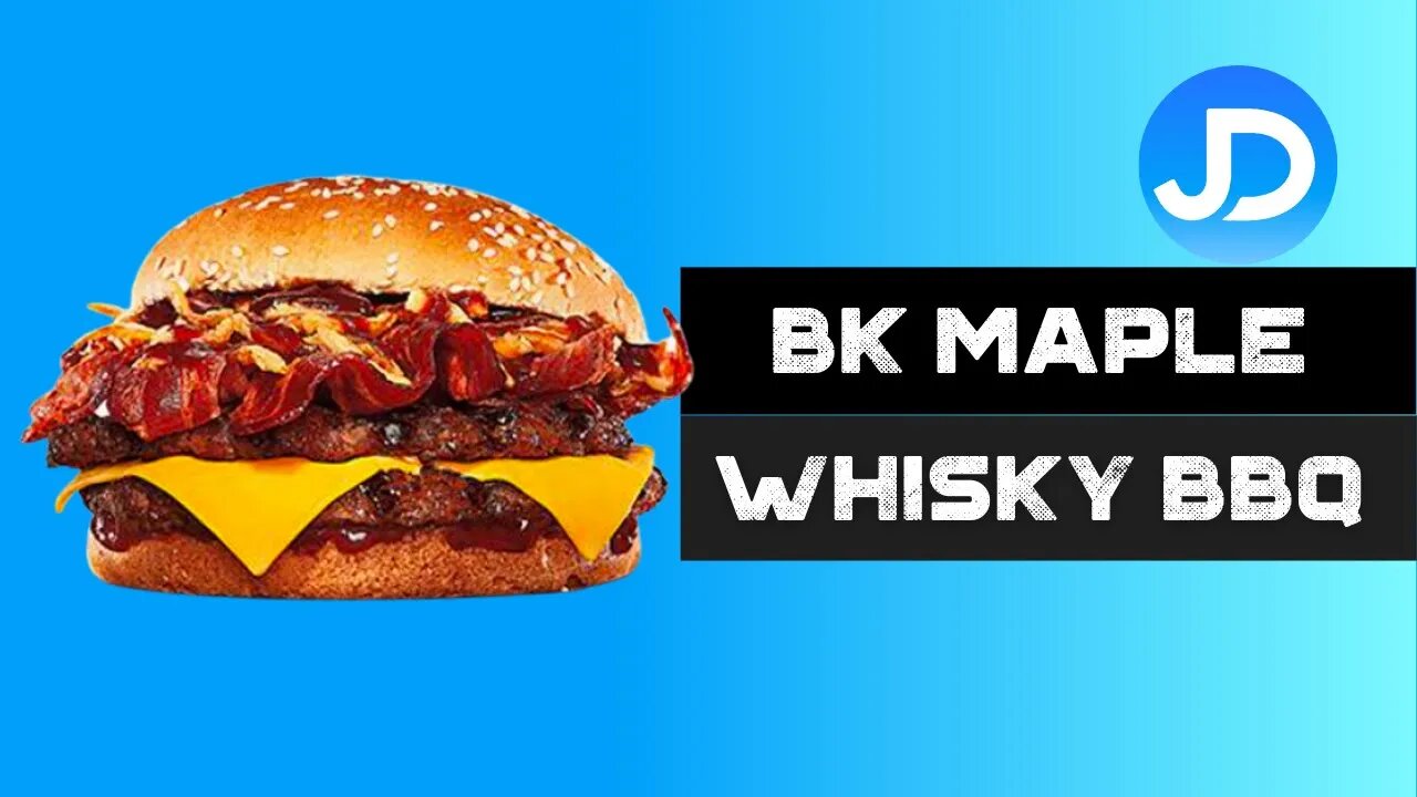 Burger King NEW Maple Whisky BBQ King review