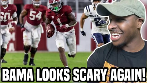 #1 Alabama vs Utah State 2022 College Football Highlights REACTION