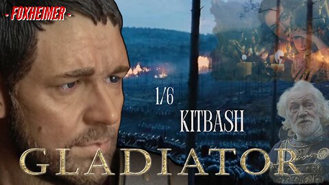 1/6 action figure Custom Maximus Gladiator ACI Hot Toys Russell Crowe Kitbash Roman General
