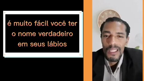 A importância do nome na biblia | É errado falar Jesus ?| O nome que ninguém conhece