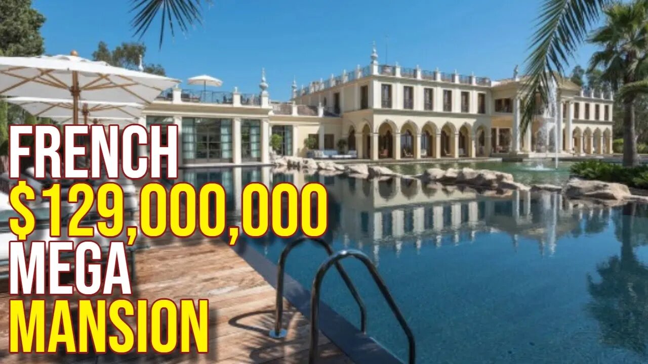 Inside a $129 Million French MEGA MANSION!! Inspired by architecture of Byzantium and Venice